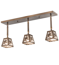  213343 - 38" Long Whispering Pines 3 Light Pendant