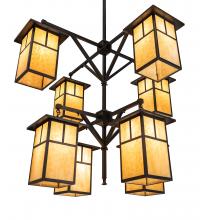  230270 - 48" Wide Hyde Park "T" Mission 8 Light Chandelier