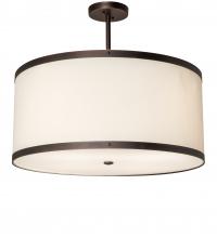  230681 - 28" Wide Cilindro Eggshell Textrene Pendant