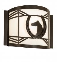  243614 - 12" Wide Horseshoe Wall Sconce