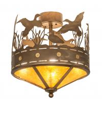  246225 - 16" Wide Ducks in Flight Flushmount