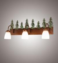  247392 - 28" Wide Tall Pines 3 Light Vanity Light