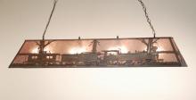  65627 - 72"L Train Oblong Pendant