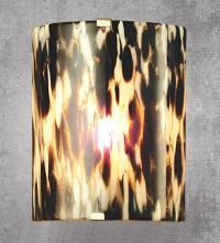  66473 - 8" Wide Metro Fusion La Perla Nera Wall Sconce