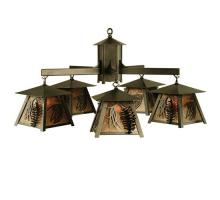  67994 - 40"W Scotch Pine 5 LT Chandelier