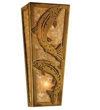  69242 - 5"W Leaping Trout Wall Sconce