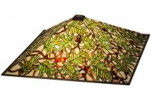  69966 - 26"Sq Acorn & Oak Leaf Shade