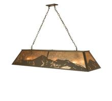  72323 - 61" Long Mountain Range Oblong Pendant