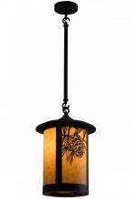  79281 - 12"W Fulton Winter Pine Pendant