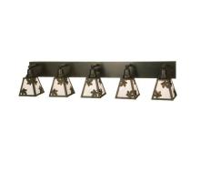  81627 - 48"W Maple Leaf 5 LT Vanity Light