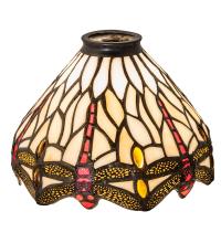  99247 - 7" Wide Tiffany Hanginghead Dragonfly Shade