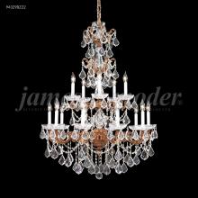  94329GB2GT - Madrid Cast Brass 15Light Entry Chandelier