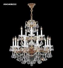  94340GB0GT - Madrid Cast Brass 15 Light Chandelier