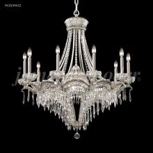  94350PW22 - Dynasty Cast Brass 12 Light Chandelier