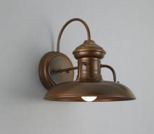  H-7412-B-77 - Domed Milk Man Sconce Rosewood