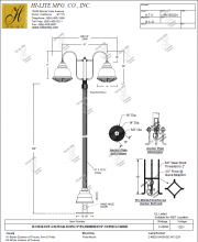  H-53018 - Custom Post Light