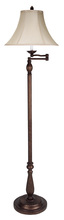 CAL Lighting BO-581SWFL - 62" Height Metal Floor Lamp in Antique Rust