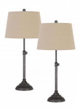 CAL Lighting BO-2984-3 - 150W 3 way adjustable metal table lamp