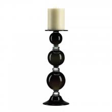  02180 - Blk Globe Candlehldr-MD