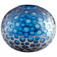  09645 - Round Toreen Vase|Blue-MD