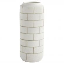  11554 - Mason Vase | White -Large