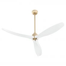  11979 - Bora Bora Ceiling Fan | Aged Brass | Studio White