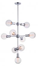  11349PC/BUL-G40-CL - Molecule-Entry Foyer Pendant