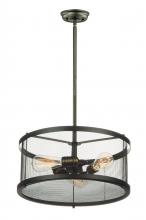  20113BKNAB - Palladium-Multi-Light Pendant