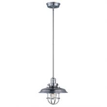  25051SN/BUI - Mini Hi-Bay 1-Light Pendant Stem Hung W/Bulb