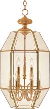  60201CLPB - Bound Glass-Entry Foyer Pendant