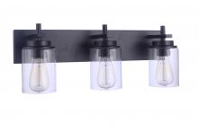  17423FB3 - Reeves 3 Light Vanity in Flat Black