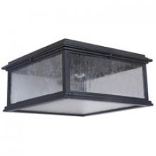  Z3227-MN - Gentry 1 Light Outdoor Flushmount in Midnight