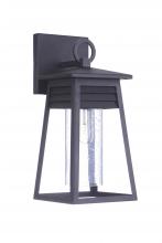  ZA2704-TB - Becca 1 Light Small Outdoor Wall Lantern in Textured Black