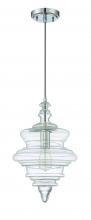  P600CH1 - 1 Light Mini Pendant with Cord in Chrome