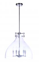  55895-BNK - Chardonnay 5 Light Pendant in Brushed Polished Nickel