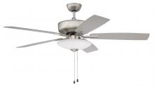  HST52BN5 - 52" Hastings in Brushed Nickel w/ Brushed Nickel/Walnut Blades