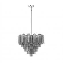  ADD-312-CH-SM - Addis 12 Light Polished Chrome Chandelier