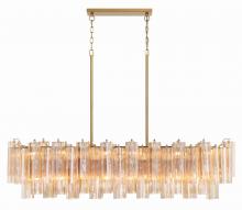  ADD-317-AG-AM - Addis 14 Light Aged Brass Chandelier