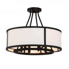  BRY-8004-BF_CEILING - Bryant 4 Light Black Forged Semi Flush Mount