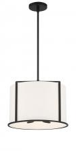  CAR-9204-BK - Carlyn 4 Light Black Chandelier