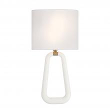  JOR-7352-AG-MT - Jori 2 Light Aged Brass + Matte White Sconce