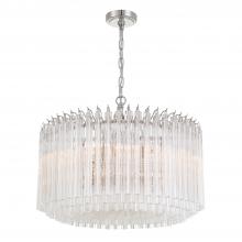  LOF-5007-PN - Lofton 7 Light Polished Nickel Chandelier