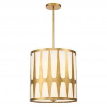  ROY-805-GA - Royston 4 Light Antique Gold Mini Chandelier