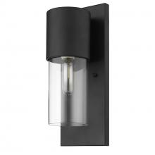  1511BK/CL - Cooper 1-Light Matte Black Wall Light