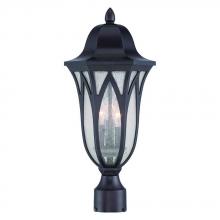  39817ORB - Milano Collection Post Lantern 3-Light Outdoor Oil Rubbed Bronze Light Fixture