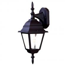  4002BK - Builder's Choice Collection Wall-Mount 1-Light Outdoor Matte Black Fixture