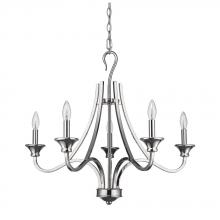  IN11255PN - Michelle Indoor 5-Light Chandelier In Polished Nickel