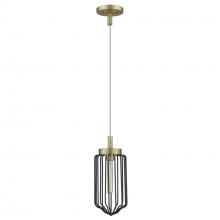  IN31500AB - Reece 1-Light Aged Brass Mini-Pendant