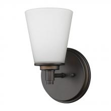  IN41340ORB - Conti Indoor 1-Light Sconce W/Glass Shade In Oil Rubbed Bronze