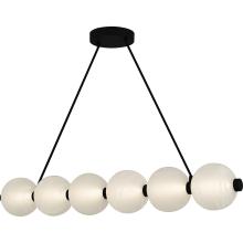  PCCAD144MBK - Clarendon Matte Black Linear Chandelier